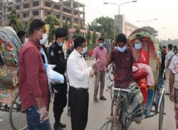 রাজধানীর চার স্পটে র‍্যাবের অভিযান, মাস্ক না থাকলেই জরিমানা