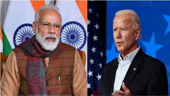 মোদি ফোন করে শুভেচ্ছা জানালেন  নবনির্বাচিত মার্কিন প্রসিডেন্ট বাইডেনকে।
