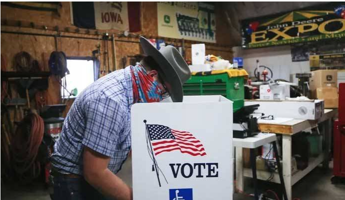 যুক্তরাষ্ট্রে প্রেসিডেন্ট নির্বাচনে ৬ রাজ্যে ভোট গ্রহণ শেষ