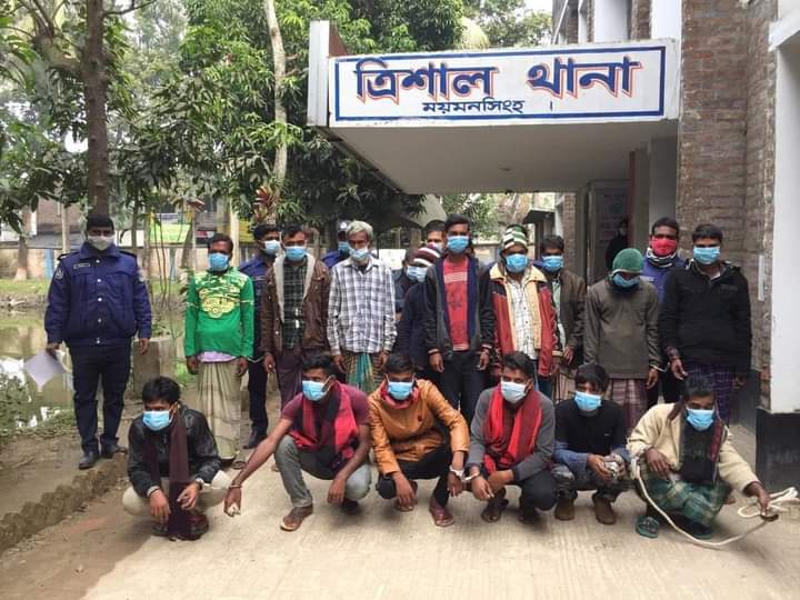 পিপিএম এর নির্দেশে অভিযানে গ্রেফতার ১৭।