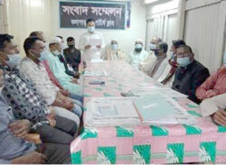 কলাপাড়ায় ভাইয়া বাহিনীর বিরুদ্ধে সাংবাদিক সম্মেলন