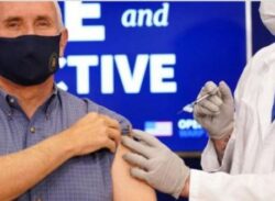 করোনা টিকা নিলেন মার্কিন ভাইস প্রেসিডেন্ট