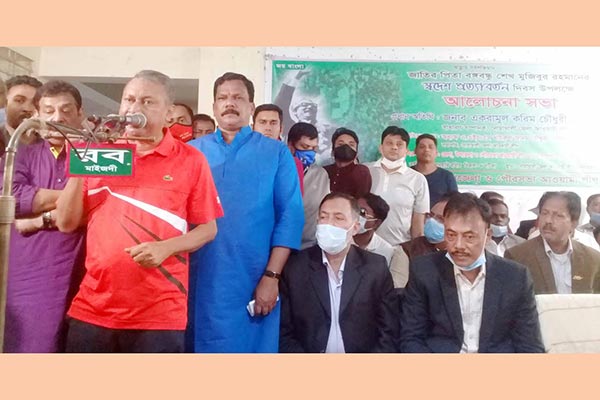 ভোট চাইলেন এমপি একরাম সেতুমন্ত্রীর ভাইয়ের জন্য