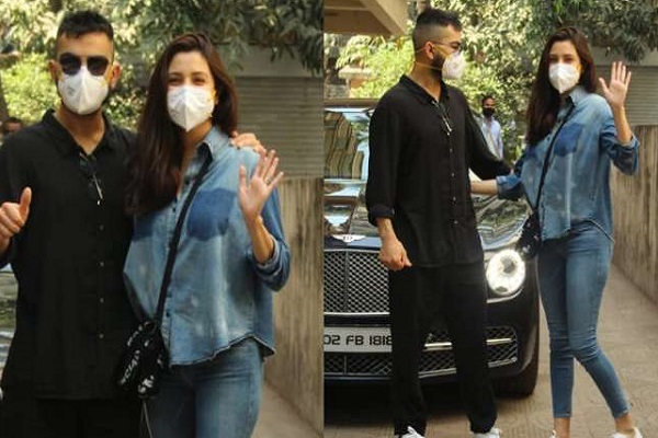 প্রথমবার স্বামীসহ প্রকাশ্যে আনুশকা মেয়ে হওয়ার পরে।