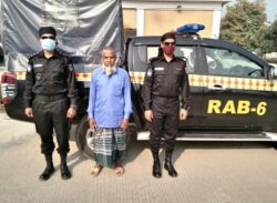 বাগেরহাটের শরণখোলায় বিদেশী পিস্তল ও গুলিসহ এক কৃষকে আটক।