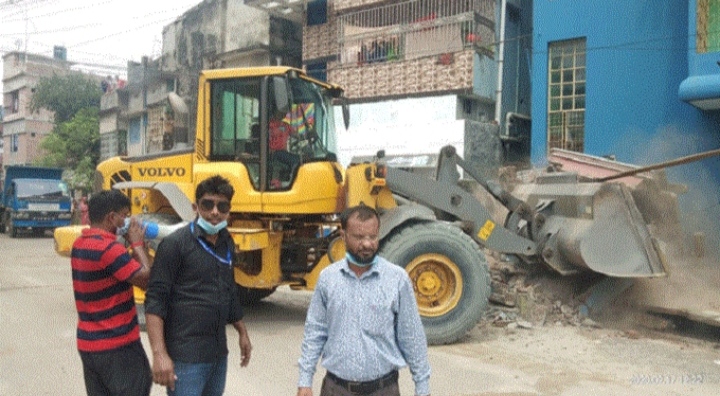 রাজশাহীতে উচ্ছেদ অভিযান অব্যাহত