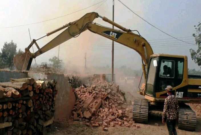 ঘুরিয়ে দিলো ১০টি অবৈধ ইটভাটা।