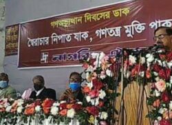 এখন দরকার ৬৯-এর মতো গণঅভ্যুত্থান, এর মাধ্যমে এই অবৈধ সরকারের বিদায় করবো : মান্না