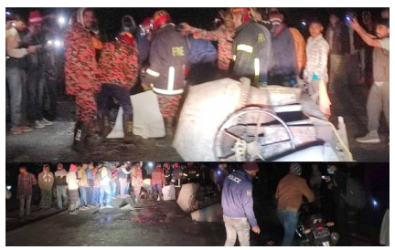 নিহত ৭: ট্রাক-নসিমনের সংঘর্ষে