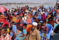 ভাসানচরে স্বস্তিতে প্রথম মাস