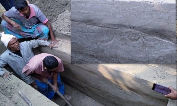 কবর খুঁড়তেই দেখা গেল আরবি হরফের ছাপ!