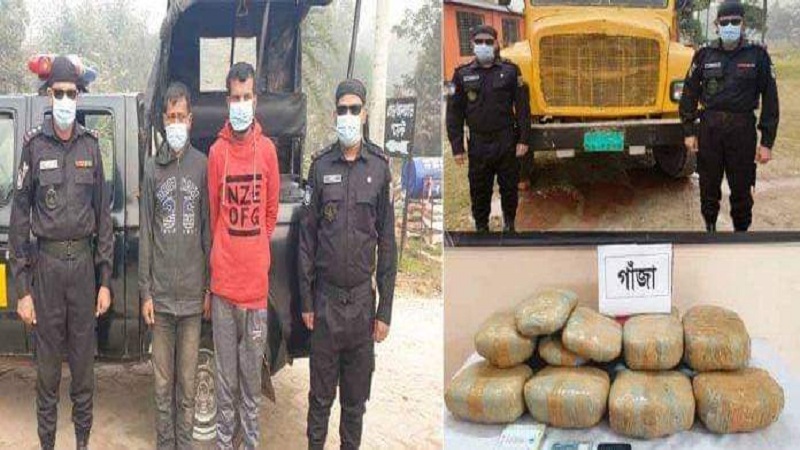 টঙ্গীতে দুই মাদক ব্যবসায়ী আটক।