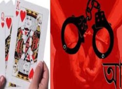 চিহ্নিত জুয়া পরিচালনাকারী লুকুসহ পাঁচ জুয়াড়ি গ্রেফতার