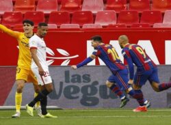 উসমান-মেসির গোলে ফের দুইয়ে বার্সেলোনা