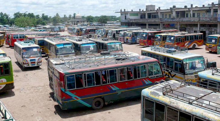 খুলনায় (২৬ফেব্রুয়ারি) থেকে ২৪ ঘণ্টা পরিবহন চলাচল বন্ধ থাকবে।