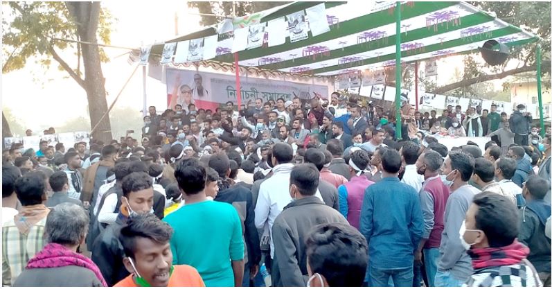 আ.লীগের নির্বাচনী সমাবেশে যুবলীগ স্বেচ্ছাসেবক লীগের সংঘর্ষ