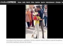 প্রকাশ্যে জনসম্মুখে বিয়ের প্রস্তাব-আলিঙ্গন, বিশ্ববিদ্যালয় থেকে বহিষ্কার দুই শিক্ষার্থী!