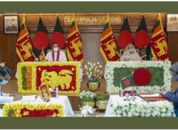 ৬ সমঝোতা স্মারক সই বাংলাদেশ ও শ্রীলঙ্কার