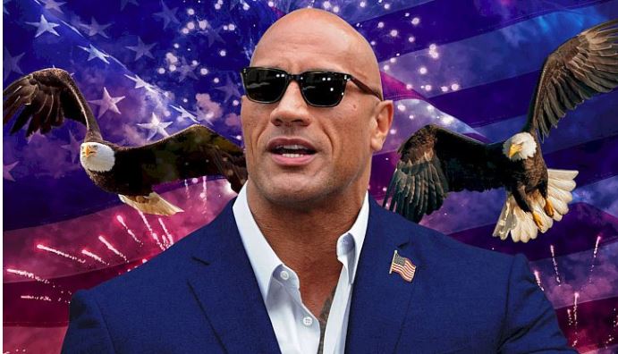 যুক্তরাষ্ট্রের প্রেসিডেন্ট হতে চান রেসলার ‘দ্য রক’!