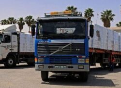 ওষুধ ও খাবার নিয়ে গাজায় পৌঁছেছে জরুরি সহায়তা