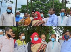 চাঁদপুর মোলহেডকে আরো দৃষ্টিনন্দন করার লক্ষ্যে পর্যটন করপোরেশনের চেয়ারম্যান মোঃ হান্নান মিয়া।