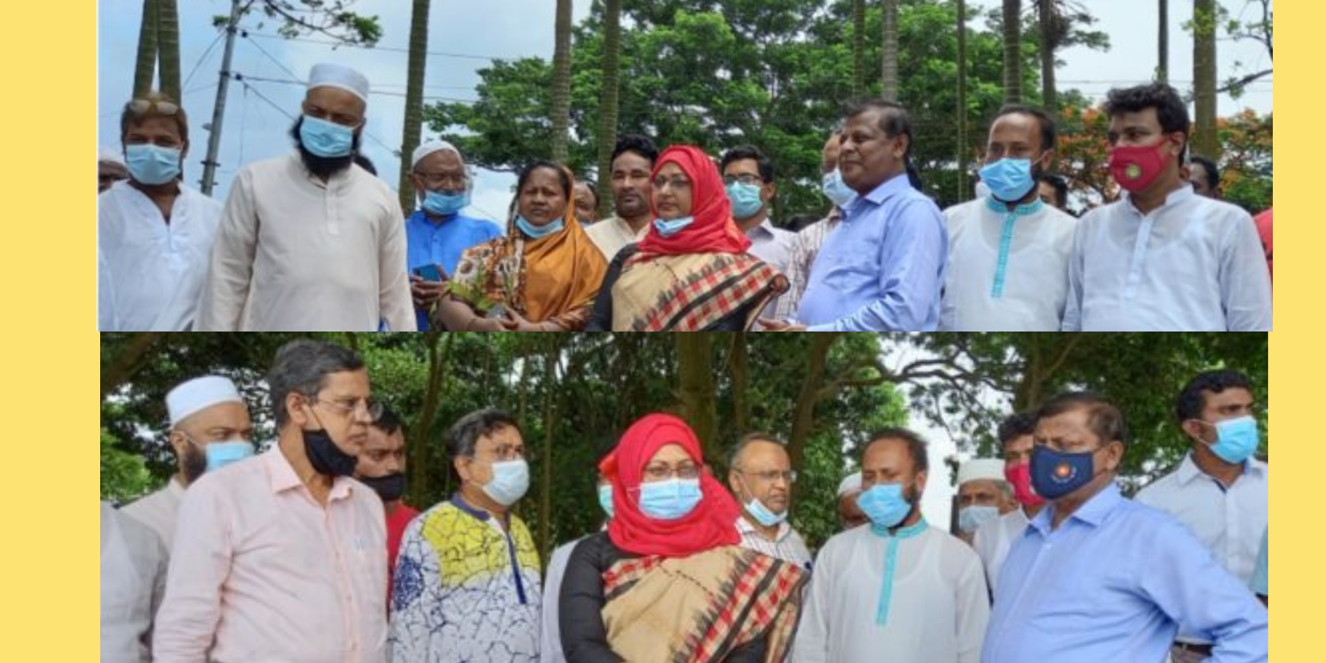 চাঁদপুর মোলহেডকে আরো দৃষ্টিনন্দন করার লক্ষ্যে পর্যটন করপোরেশনের চেয়ারম্যান মোঃ হান্নান মিয়া।