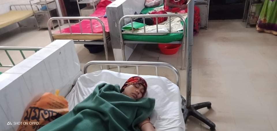 বোরহানউদ্দিনে অন্তঃসত্ত্বা নারীর উপর হামলা।