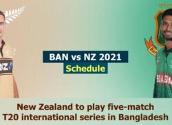 ২৪ আগস্ট নিউজিল্যান্ড আসবে ঢাকায়