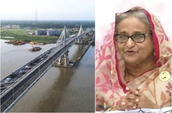 পায়রা সেতু উদ্বোধন করলেন প্রধানমন্ত্রী।