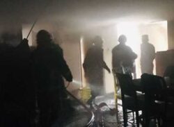 রাজধানীর বিজয়নগরে ভবনে অগ্নিকাণ্ড