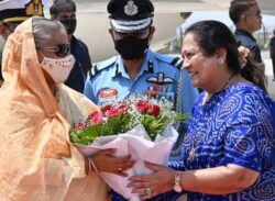 ভারতের প্রধানমন্ত্রীর আমন্ত্রণে দিল্লি পৌঁছেছেন প্রধানমন্ত্রী