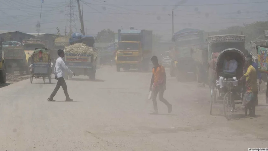 ঢাকার বাতাস আজ সকালেও ‘অস্বাস্থ্যকর’, বিশ্বে পঞ্চম
