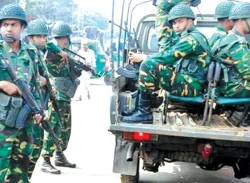 আজ থেকে মাঠে থাকবে সেনাবাহিনী