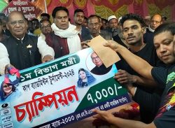 কলাপাড়ায় মন্ত্রীকাপ ১ম বিভাগ ব্যাডমিন্টন টুর্নামেন্টে রিপোর্টার্স ক্লাব চ্যাম্পিয়ন।।