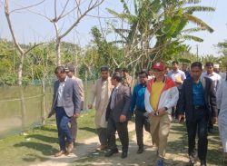 কলাপাড়ায় বিমান বন্দর নির্মাণের সম্ভব্য স্থান পরিদর্শন।।