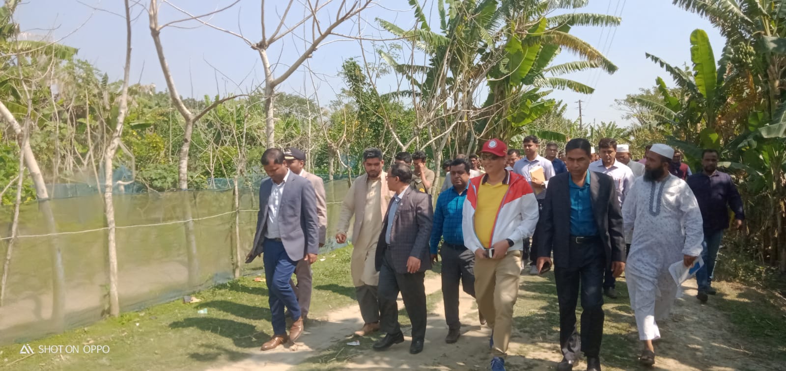 কলাপাড়ায় বিমান বন্দর নির্মাণের সম্ভব্য স্থান পরিদর্শন।।