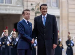 ফিলিস্তিনিদের ভবিষ্যৎ নিয়ে ম্যাক্রোঁর সঙ্গে আলোচনায় কাতারের আমির শেখ তামিম বিন হামাদ আল থানি