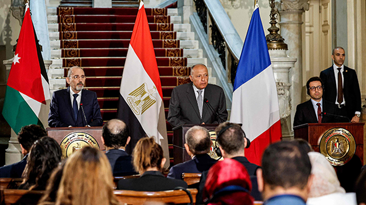 গাজা উপত্যকায় স্থায়ী যুদ্ধবিরতির দাবি জানিয়েছে ফ্রান্স, মিসর ও জর্ডান