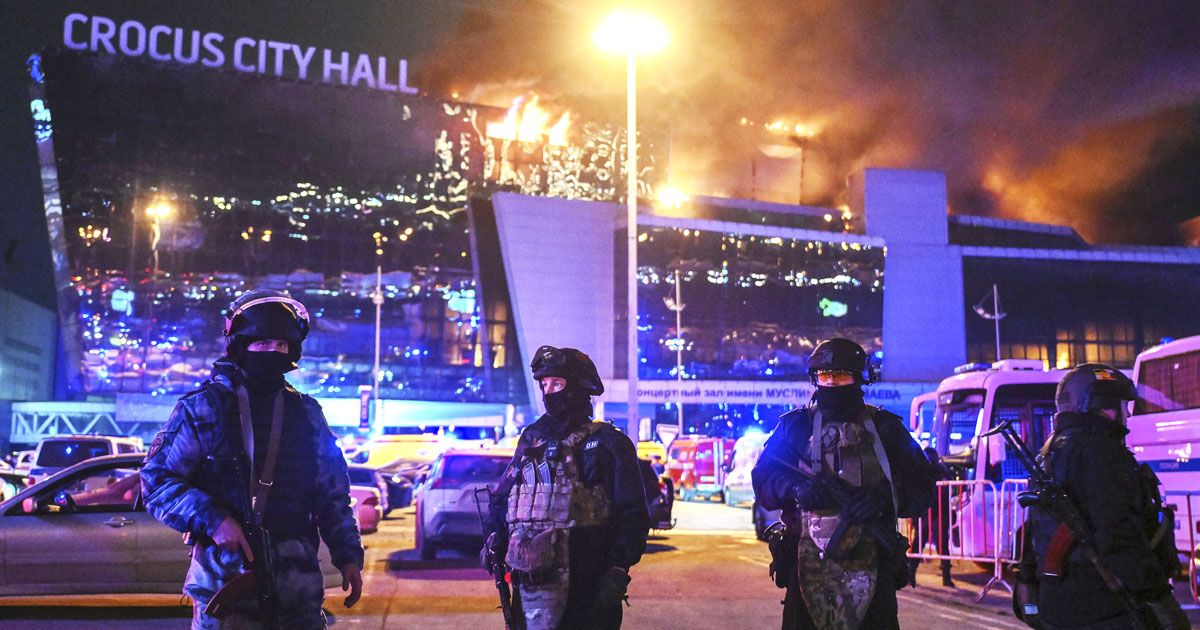 রাশিয়ার রাজধানী মস্কোয় কনসার্টে হামলায় নিহতের সংখ্যা বেড়ে ১১৫