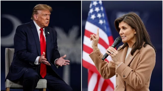 চমক দেখিয়ে ওয়াশিংটনে ডোনাল্ড ট্রাম্পকে হারিয়ে জয়ী নিকি হ্যালি