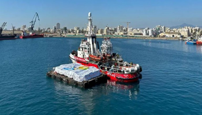 গাজা উপকূলে অস্থায়ী বন্দর নির্মাণ কাজ শুরু করেছে যুক্তরাষ্ট্র