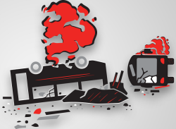 হবিগঞ্জে বাসচাপায় পিকআপ ভ্যানের চালক-হেলপার নিহত