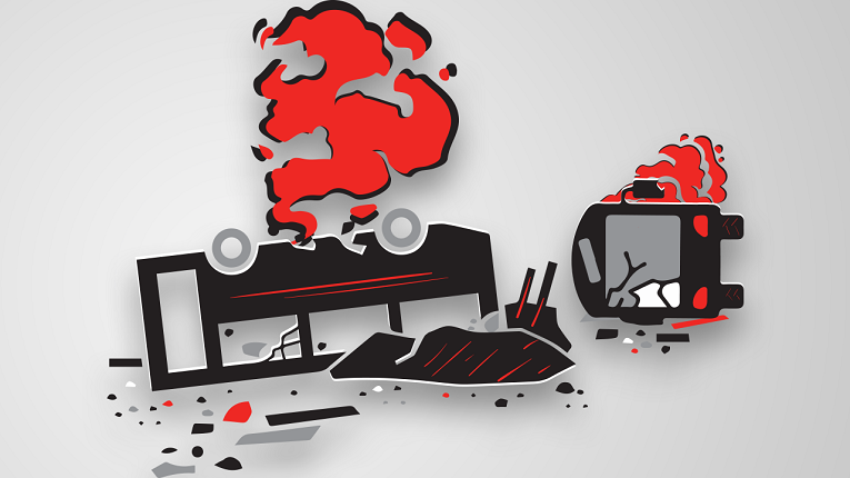 হবিগঞ্জে বাসচাপায় পিকআপ ভ্যানের চালক-হেলপার নিহত