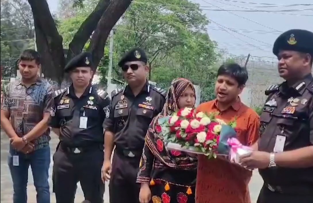 অপহৃত  ব্যাংক ম্যানেজার  নিজাম উদ্দিন ফিরলেন পরিবারে