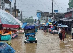 সিলেটে বিপৎসীমার ওপরে ৫ নদী, তলিয়ে গেছে রাস্তাঘাট-বাড়িঘর