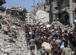 রাফায় ইসরাইলি বিমান হামলায় নিহত ১২ ফিলিস্তিনি