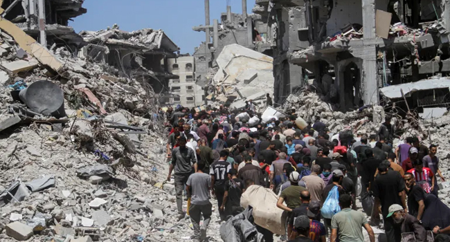 রাফায় ইসরাইলি বিমান হামলায় নিহত ১২ ফিলিস্তিনি