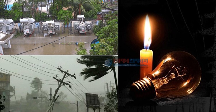 ঘূর্ণিঝড় রেমালের তাণ্ডব: এখনও বিদ্যুৎহীন অনেক এলাকা