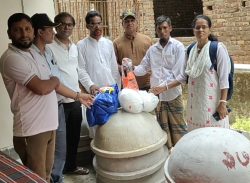 কলাপাড়ায় কারিতাস ধরিত্রী প্রকল্প সদস্যদের উপকরন সহায়তা প্রদান। 