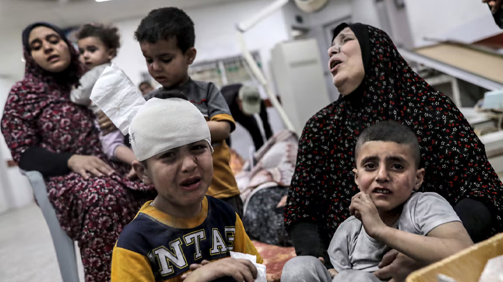 গাজায় ইসরাইলি হামলায় নিহত আরও ৭৭ ফিলিস্তিনি